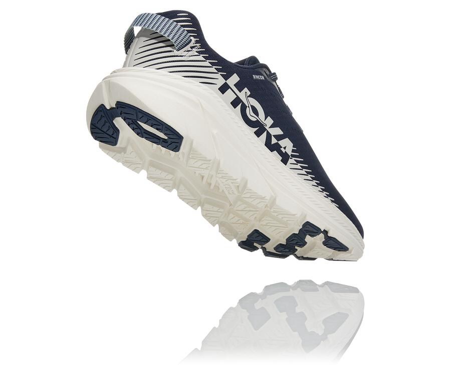 Hoka One One Mens Running Shoes - Rincon 2 - Navy/White - HOTB96207